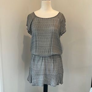 Soft Joie black and white print mini dress